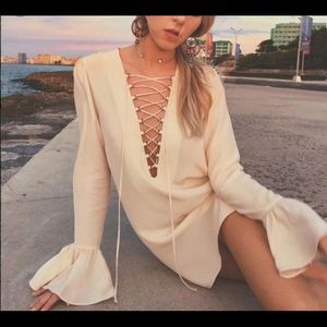 White Franklin dress never worn